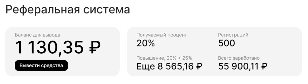 Скриншот заработка